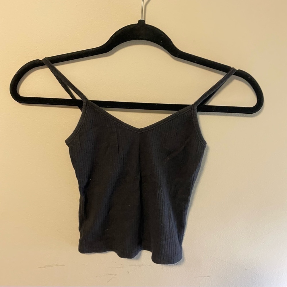 Bershka Black Crop Top ❄️​​​​​